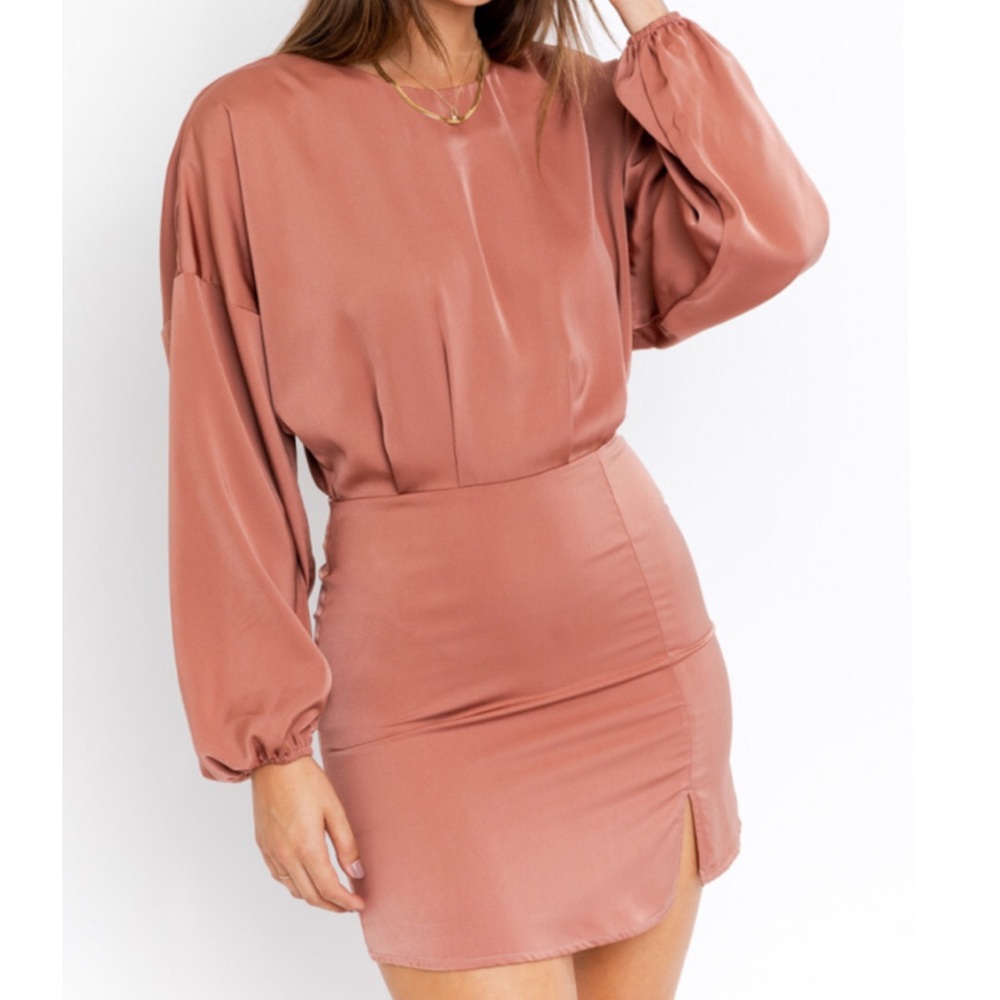 Coral Lelis long sleeve dress